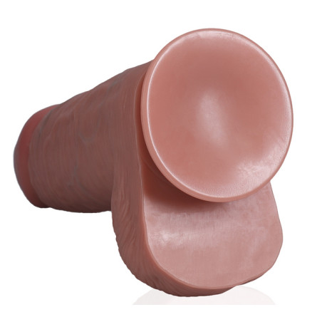 Gode Réaliste EXTRA THICK 21 x 8cm Chair Bleu