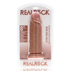 Gode Réaliste EXTRA THICK 20.5 x 6.5cm Marron 2