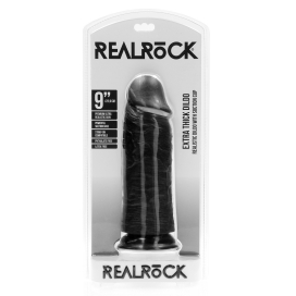 Gode EXTRA THICK 23 x 7.5cm Noir Relief 2