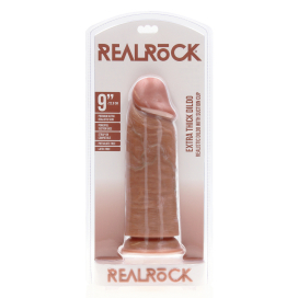 Gode Réaliste EXTRA THICK 23 x 7.5cm Marron Bleu 2