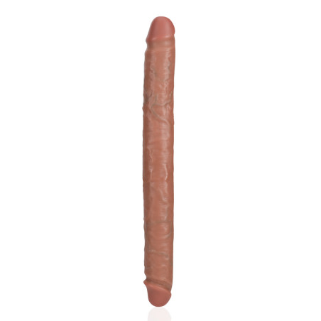 Double Gode STRAIGHT SLIM 35.5 x 3.8cm Marron