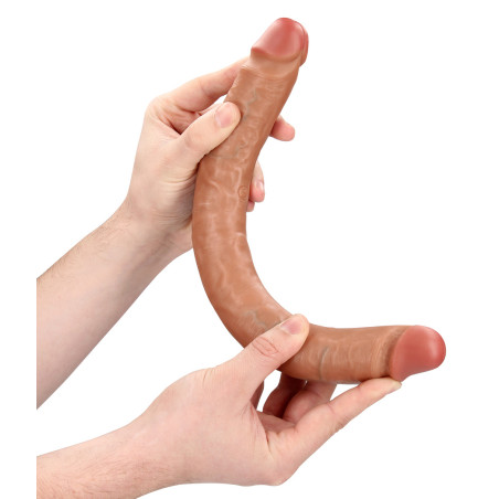 Double Gode STRAIGHT SLIM 35.5 x 3.8cm Marron