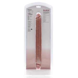 Double Gode STRAIGHT SLIM 35.5 x 3.8cm Marron