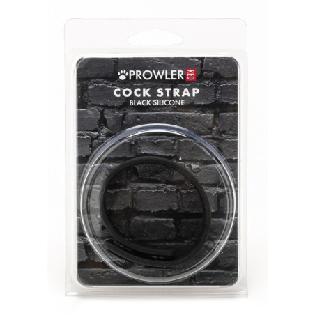 Cockring ajustable en silicone COCK STRAP Noir