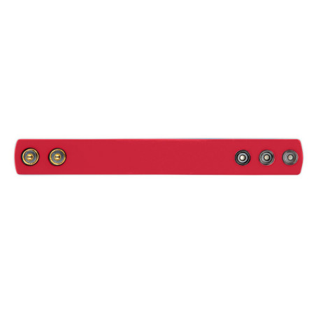 Cockring ajustable en silicone COCK STRAP Rouge