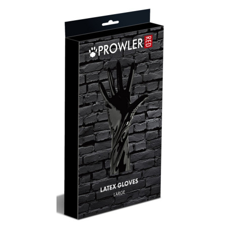 Gants en Latex PROWLER RED Larges Noir Mat
