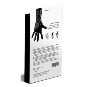 Gants en Latex PROWLER RED Larges Noir Mat