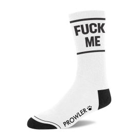 Chaussettes FUCK ME Blanches 2
