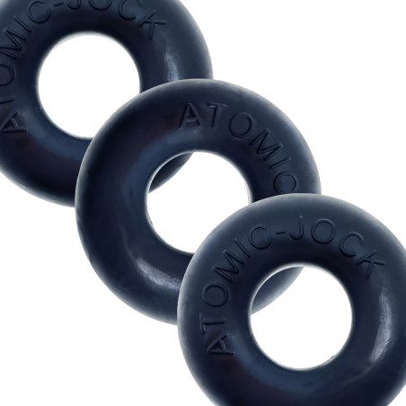 Pack de 3 Mini Cockrings DO-NUT 1 Oxballs Noirs