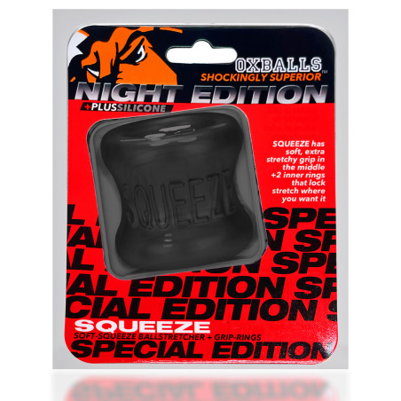 Ballstretcher en silicone SQUEEZE NIGHT par Oxballs