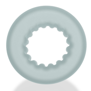 Cockring Intérieur strié AXIS Oxballs 25 mm Transparent