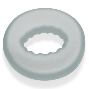 Cockring avec Intérieur strié AXIS Transparent par Oxballs