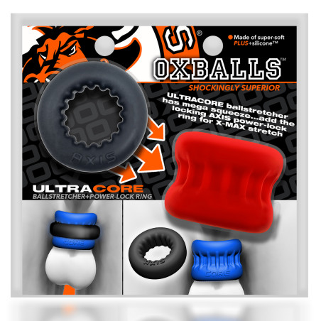 Ballstretcher Silicone ULTRACORE Rouge de Oxballs