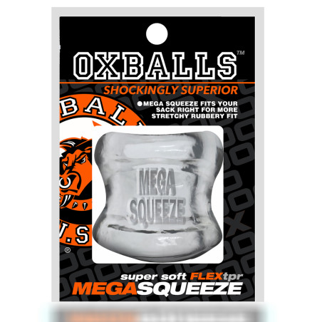 Ballstretcher transparent MEGA SQUEEZE Hauteur 50 mm de Oxballs