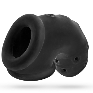 Cage de chasteté Silicone AIRLOCK Noire de Oxballs