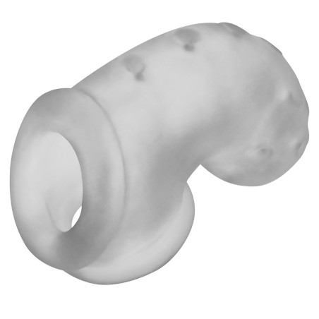 Cage de chasteté en Silicone AIRLOCK Transparente de Oxballs