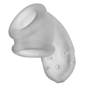 Cage de chasteté en Silicone AIRLOCK Transparente de Oxballs