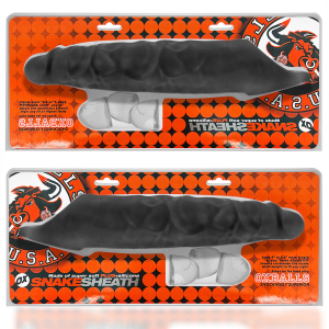 Gaine de pénis SNAKE Noire de Oxballs 21 x 5.5 cm