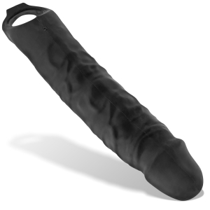 Gaine de pénis SNAKE Noire de Oxballs 21 x 5.5 cm