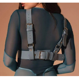 Harnais Buste DELIAH Bleu gris 2