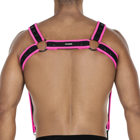 Harnais NEO C4M Noir-Rose