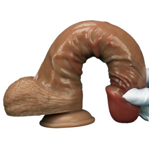 Gode Réaliste REALOOK 20 x 4.8cm Marron Veiné