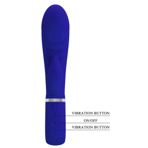 Vibro Rabbit PRESCOTT 12 x 3.9cm Indigo