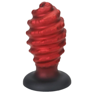 Plug Silicone TORSADO M 10 x 5.5cm Rouge