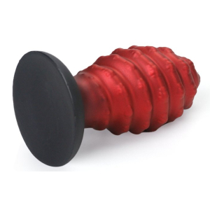 Plug Silicone TORSADO M 10 x 5.5cm Rouge