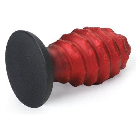 Plug Silicone TORSADO XL 12.5 x 7.2cm Rouge