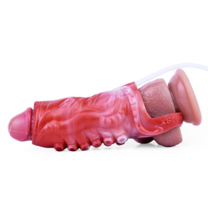 Manchon de pénis éjaculateur CALTY SQUIRT 11 x 4.5 cm