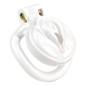 Cage de Chasteté SISSY KISS 3.5 x 3.8cm Blanc