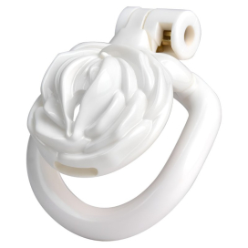 Cage de Chasteté SISSY FLOWER 3.5 x 3.5cm Blanche