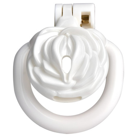 Cage de Chasteté SISSY FLOWER 3.5 x 3.5cm Blanche