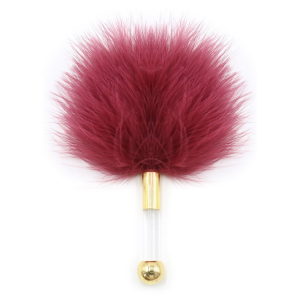 Plumeau GOLDEN CLEAR 15cm Bordeaux Doré