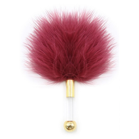 Plumeau GOLDEN CLEAR 15cm Bordeaux Doré