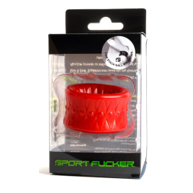 Ballstretcher rouge LOW STACK de Sport Fucker Hauteur 30 mm 2