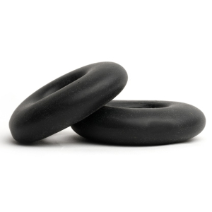 Lot de 2 cockrings noirs STACKER 20 mm de Sport Fucker