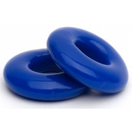 Lot de 2 cockrings souples STACKER Bleus de Sport Fucker
