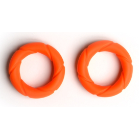 Lot de 2 Cockrings READY RINGS Orange de Sport Fucker