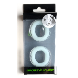 Lot de 2 cockrings phosphorescents READY RINGS de Sport Fucker 2
