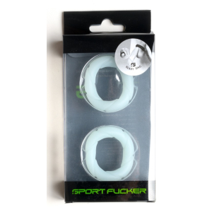 Lot de 2 cockrings phosphorescents READY RINGS de Sport Fucker