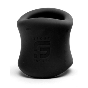 Ballstretcher noir ERGO BALLS de Sport Fucker Hauteur 40 mm