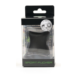 Ballstretcher noir ERGO BALLS de Sport Fucker Hauteur 40 mm