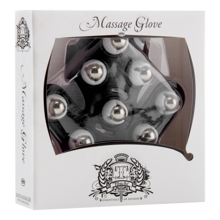 Gant de massage noir
