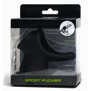 Ballstretcher en silicone BIG TAILSLIDE Noir Hauteur 50 mm
