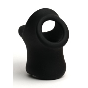 Ballstretcher en silicone BIG TAILSLIDE Noir Hauteur 50 mm