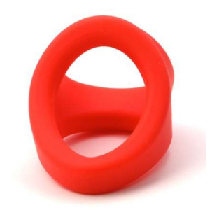 Ballstretcher en silicone rouge FREEBALLER de Sport Fucker