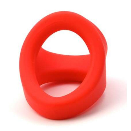 Ballstretcher en silicone rouge FREEBALLER de Sport Fucker