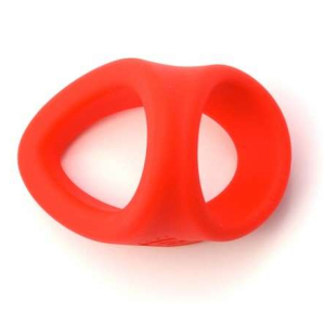 Ballstretcher en silicone rouge FREEBALLER de Sport Fucker